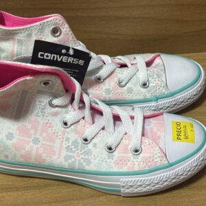 Tenis converse rosa/flores $899 605