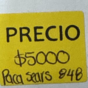 PACA SEARS $5000 848