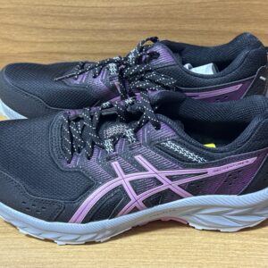 Tenis asics ortholite negro/morado $1049 1074