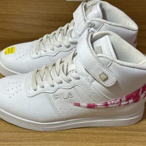 Tenis fila bota blanco/franja rosa $999 1039